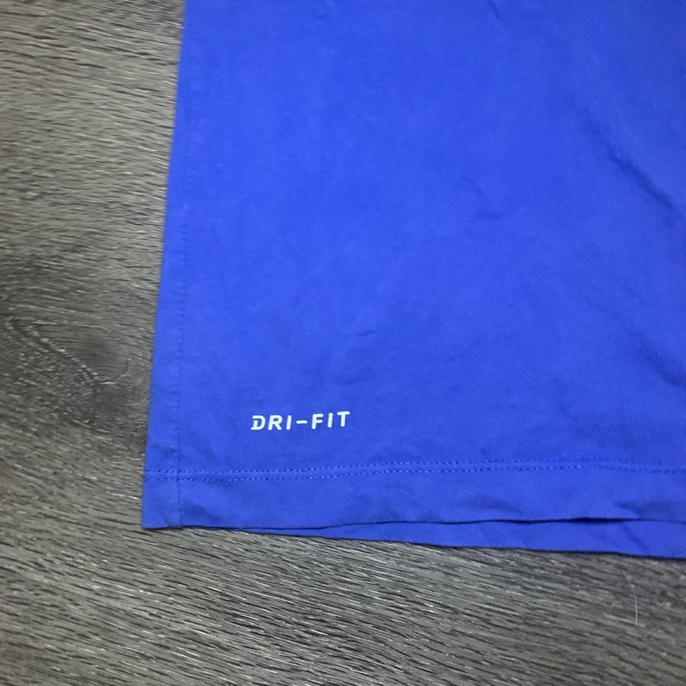 Nike Dri Fit T Shirt Mens 2XL Blue Basketball Backboard Logo Short Sleeve Hoops - Picture 3 of 8